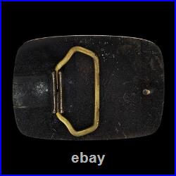 Alcatraz Penitentiary San Francisco California Prison Rock Vintage Belt Buckle