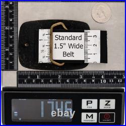Alcatraz Penitentiary San Francisco California Prison Rock Vintage Belt Buckle