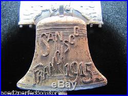 Antique 1776 SAN FRANCISCO 1915 PANAMA Pacific International Expo Fob Medallion