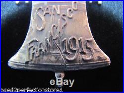 Antique 1776 SAN FRANCISCO 1915 PANAMA Pacific International Expo Fob Medallion