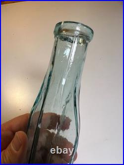 Antique 1860 Western Spice Sauce Bottle Aqua San Francisco California Rolled Lip