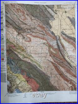 Antique 1914 US Geological Atlas San Francisco California San Mateo Folio Maps