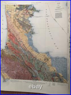 Antique 1914 US Geological Atlas San Francisco California San Mateo Folio Maps
