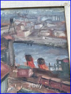 Antique American Impressionist Painting California San Francisco Regionalism Wpa Antique American Impressionist Painting California San Francisco Regionalism Wpa