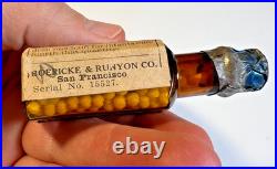 Antique Boericke & Runyon THUJA Bottle Label Contents San Francisco California