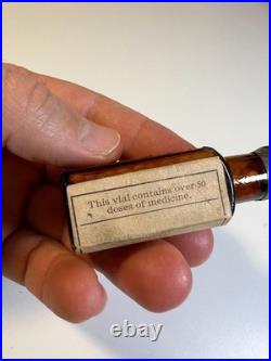 Antique Boericke & Runyon THUJA Bottle Label Contents San Francisco California