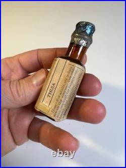 Antique Boericke & Runyon THUJA Bottle Label Contents San Francisco California