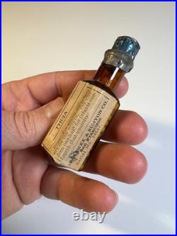 Antique Boericke & Runyon THUJA Bottle Label Contents San Francisco California