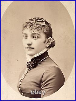 Antique C1880 Photo by Listed Pioneer Photographer IW Taber of His Wife Annie Antique C1880 Photo by Listed Pioneer Photographer IW Taber of His Wife Annie
