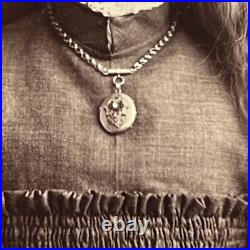 Antique Cabinet Card Photograph Lovely Girl Long Beautiful Hair San Francisco CA