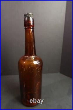 Antique Crown Distilleries Co San Francisco California Whiskey Bottle 1893-1919
