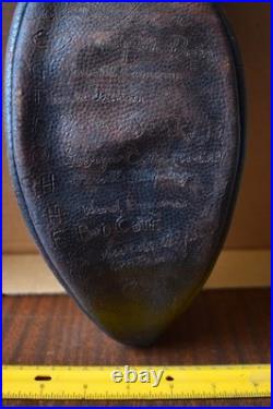 Antique Football 1940 PAL Championship Signed Ball San Francisco California