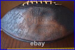 Antique Football 1940 PAL Championship Signed Ball San Francisco California
