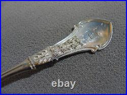 Antique Koehler & Ritter Coin Silver Alameda 12 Gold Wash Spoons San Francisco