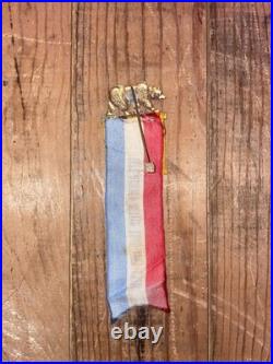 Antique Master Plumber Ribbon Pin San Francisco California 1903