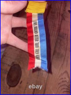 Antique Master Plumber Ribbon Pin San Francisco California 1903
