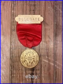 Antique Master Plumber Token Ribbon San Francisco California 1903