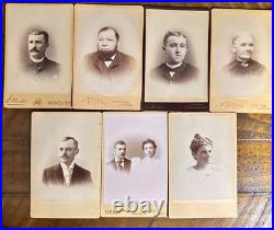 Antique Photo Lot San Francisco Sacramento California Butte City Montana 1800s