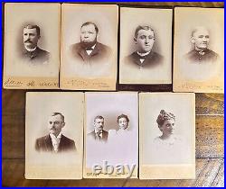 Antique Photo Lot San Francisco Sacramento California Butte City Montana 1800s