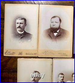 Antique Photo Lot San Francisco Sacramento California Butte City Montana 1800s