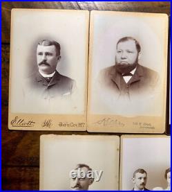 Antique Photo Lot San Francisco Sacramento California Butte City Montana 1800s