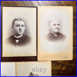 Antique Photo Lot San Francisco Sacramento California Butte City Montana 1800s