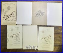 Antique Photo Lot San Francisco Sacramento California Butte City Montana 1800s