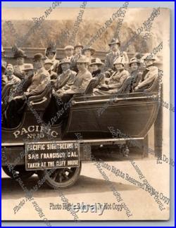 Antique RPPC Pacific Sightseeing San Francisco California Real Photo Postcard