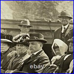 Antique RPPC Real Photograph Postcard San Francisco CA Cliff House Tour Car