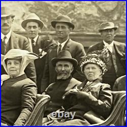 Antique RPPC Real Photograph Postcard San Francisco CA Cliff House Tour Car