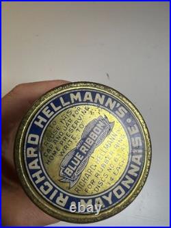 Antique Richard Hellmann's Ribbon Mayonnaise Jar San Francisco California Label