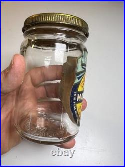 Antique Richard Hellmann's Ribbon Mayonnaise Jar San Francisco California Label