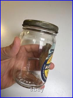 Antique Richard Hellmann's Ribbon Mayonnaise Jar San Francisco California Label