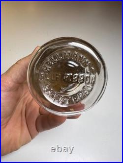 Antique Richard Hellmann's Ribbon Mayonnaise Jar San Francisco California Label