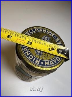 Antique Richard Hellmann's Ribbon Mayonnaise Jar San Francisco California Label