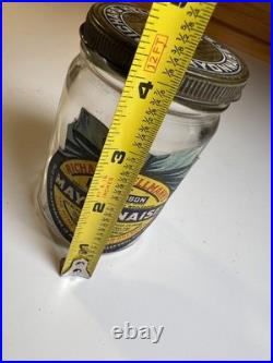Antique Richard Hellmann's Ribbon Mayonnaise Jar San Francisco California Label