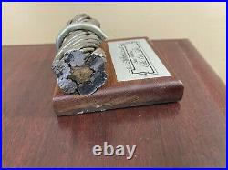 Antique San Francisco Cable Car Authentic Paper Weight Rail Section Steel Rope