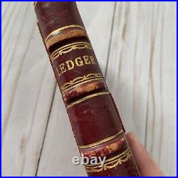 Antique San Francisco California Ledger Book Rent Business Property Tax