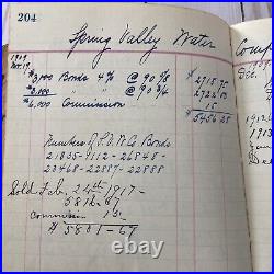 Antique San Francisco California Ledger Book Rent Business Property Tax