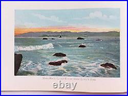 Antique San Francisco Illustrated Travel Booklet Color Brochure c1917 Souvenir