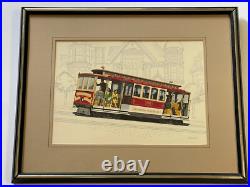 Antique San Francisco Painting California Regionalism Wpa Urban Landscape City