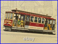 Antique San Francisco Painting California Regionalism Wpa Urban Landscape City