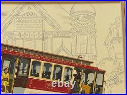 Antique San Francisco Painting California Regionalism Wpa Urban Landscape City