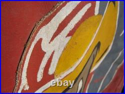 Antique San Francisco The Noble Frankfurter Original Polk Street Banner Sign