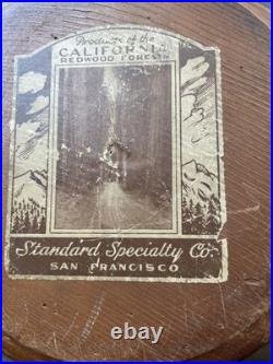 Antique Wood Kitchen Pantry Box From San Francisco California's Redwood Forest