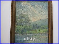Arthur Beckwith Antique Painting Early California Impressionist San Francisco Ny