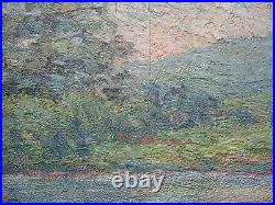 Arthur Beckwith Antique Painting Early California Impressionist San Francisco Ny