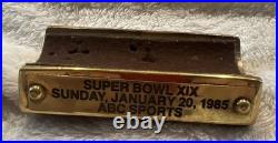 Authentic Cable From a San Francisco Cable Car 1985 Super Bowl XIX Souvenir