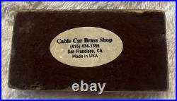 Authentic Cable From a San Francisco Cable Car 1985 Super Bowl XIX Souvenir