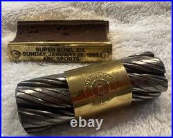 Authentic Cable From a San Francisco Cable Car 1985 Super Bowl XIX Souvenir